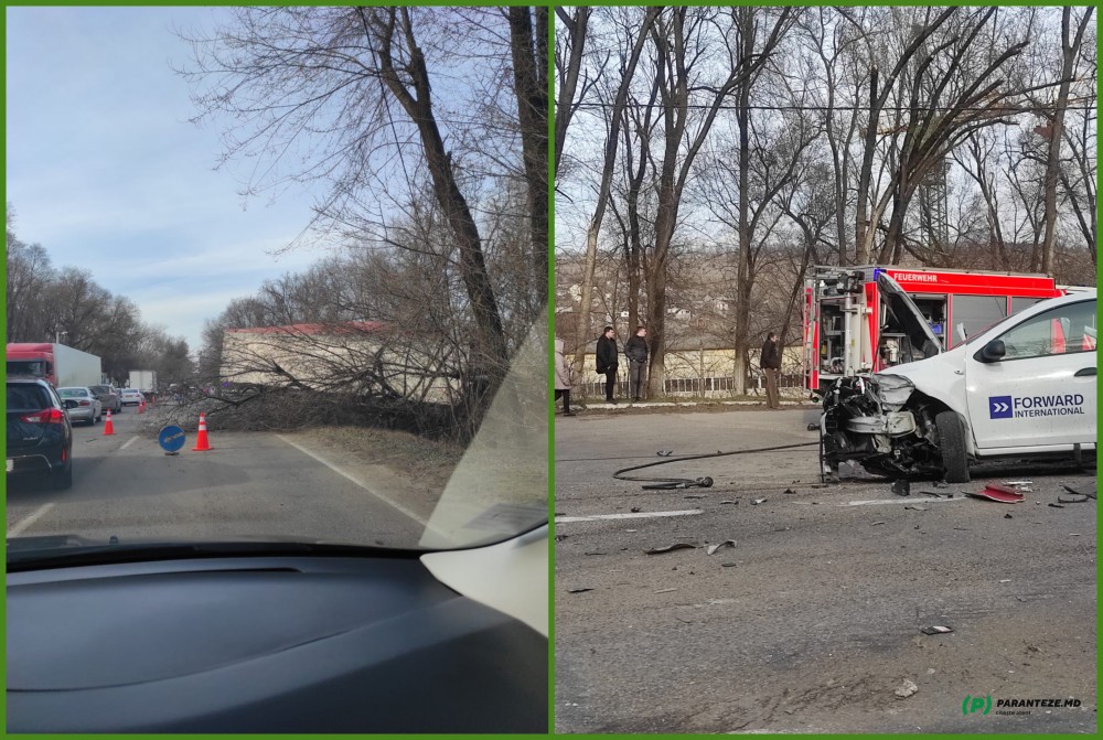 FOTO/VIDEO: Accident grav în capitală. Șoferul unui BMW ar fi murit pe loc